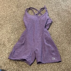 Bombshell Sportswear Purple Jumpsuit